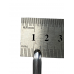 Curved grooved chisel with square handle 6 mm (extended)